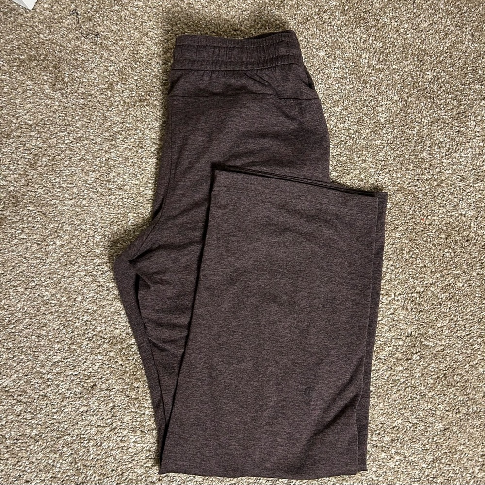 Lululemon Women’s Brown Lounge Pants Wide Leg Size 8
